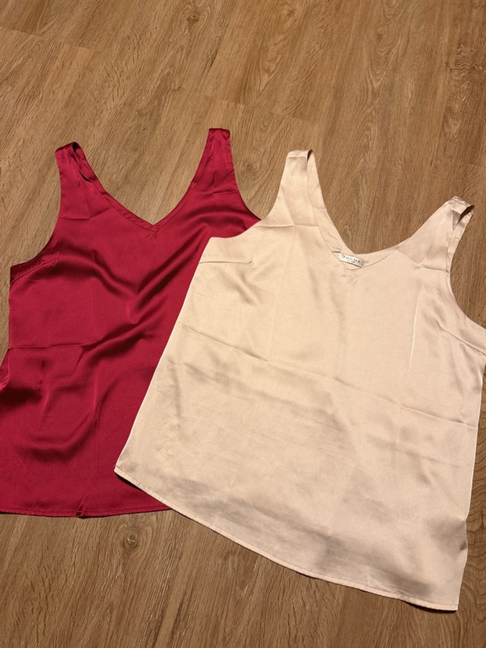 Satin V-Neck Elegant Bundle Tank Tops - 90s 2000s Fashion